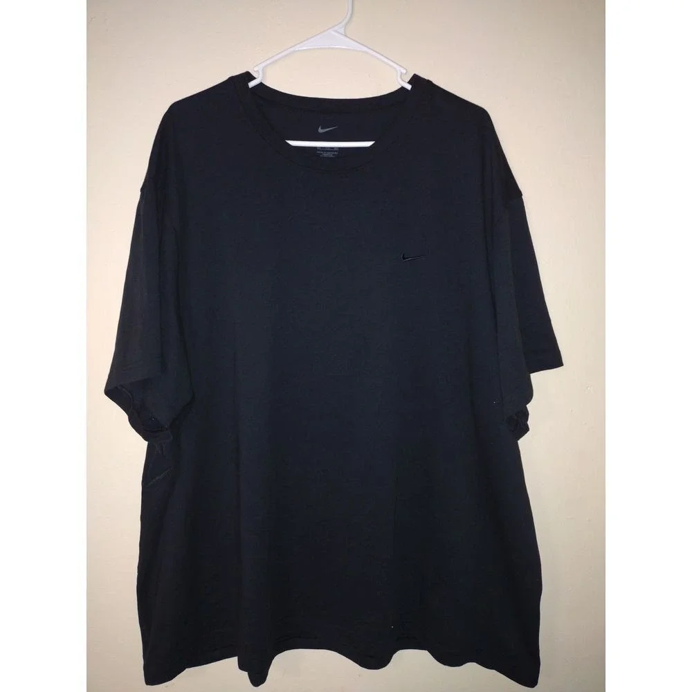 Nike Dri-FIT Performance Athletic short Sleeve Training Shirt Black‎ XL